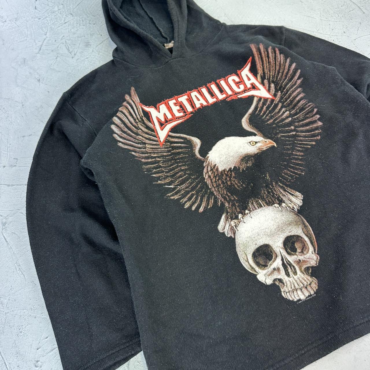 Black 00s Metallica Hoodie - Medium