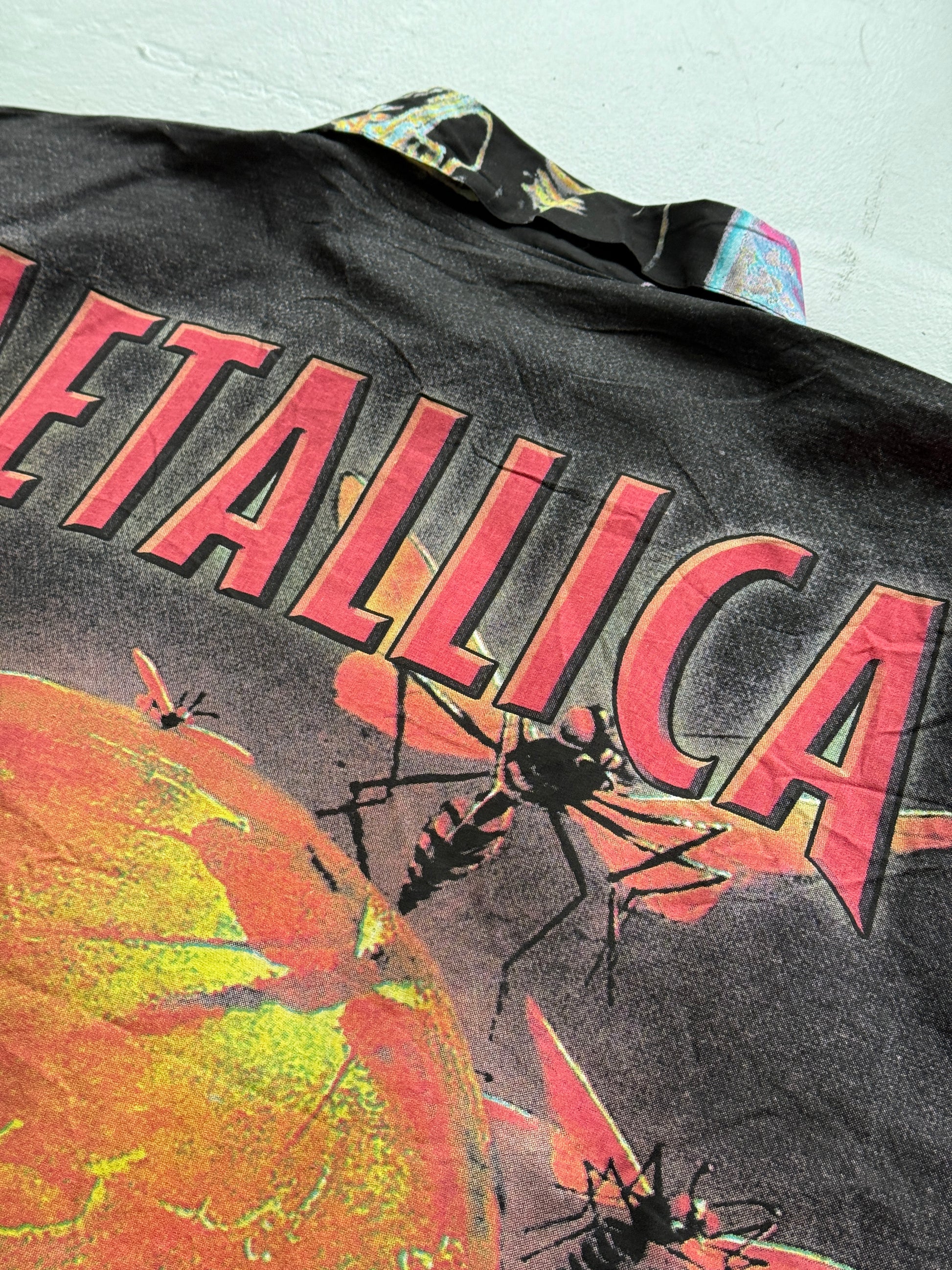 Rare Metal Metallica 90's Vintage AOP All Over Print Shirt - XL
