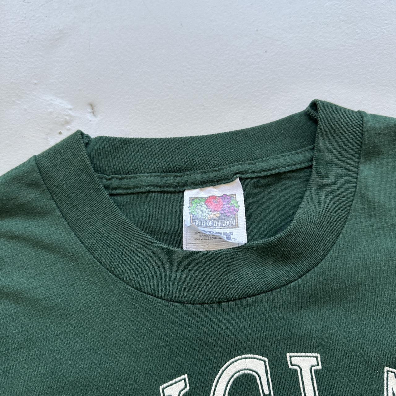 Douglas University Sports Dark Green 90s Vintage T-shirt - Small