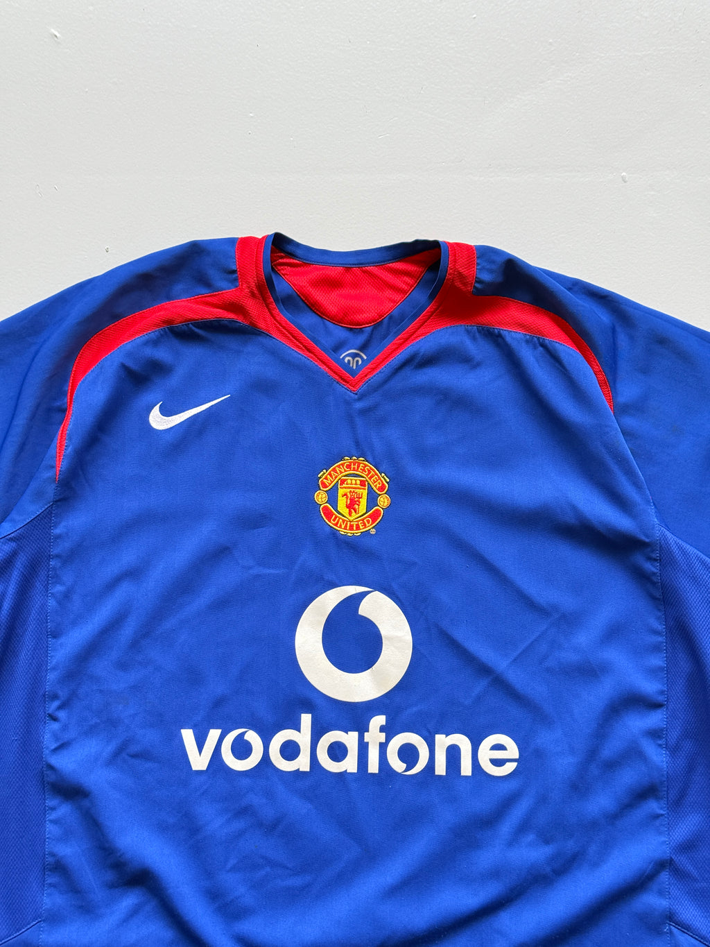 Nike Man Utd Vodafone Rooney #8 2005 Vintage Away Football Shirt - XL