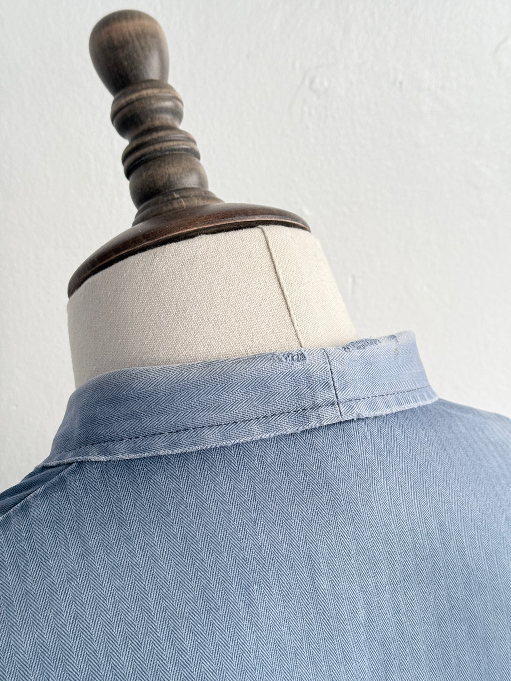 Faded Blue Pionier Vintage Workwear Chore Jacket CH549 - Medium