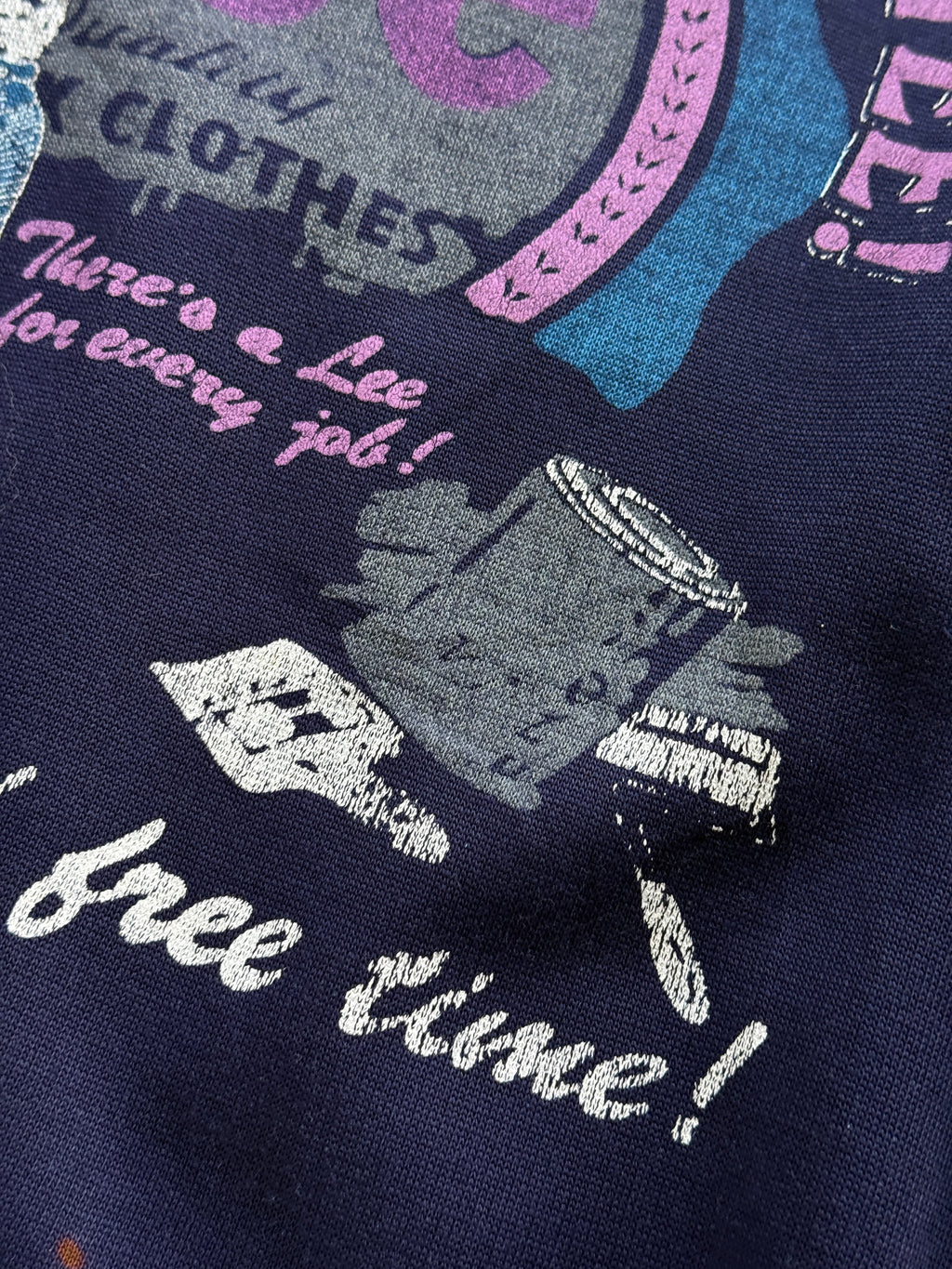Lee Famous Guarantee Union Made 90's Vintage Sweatshirt - XL