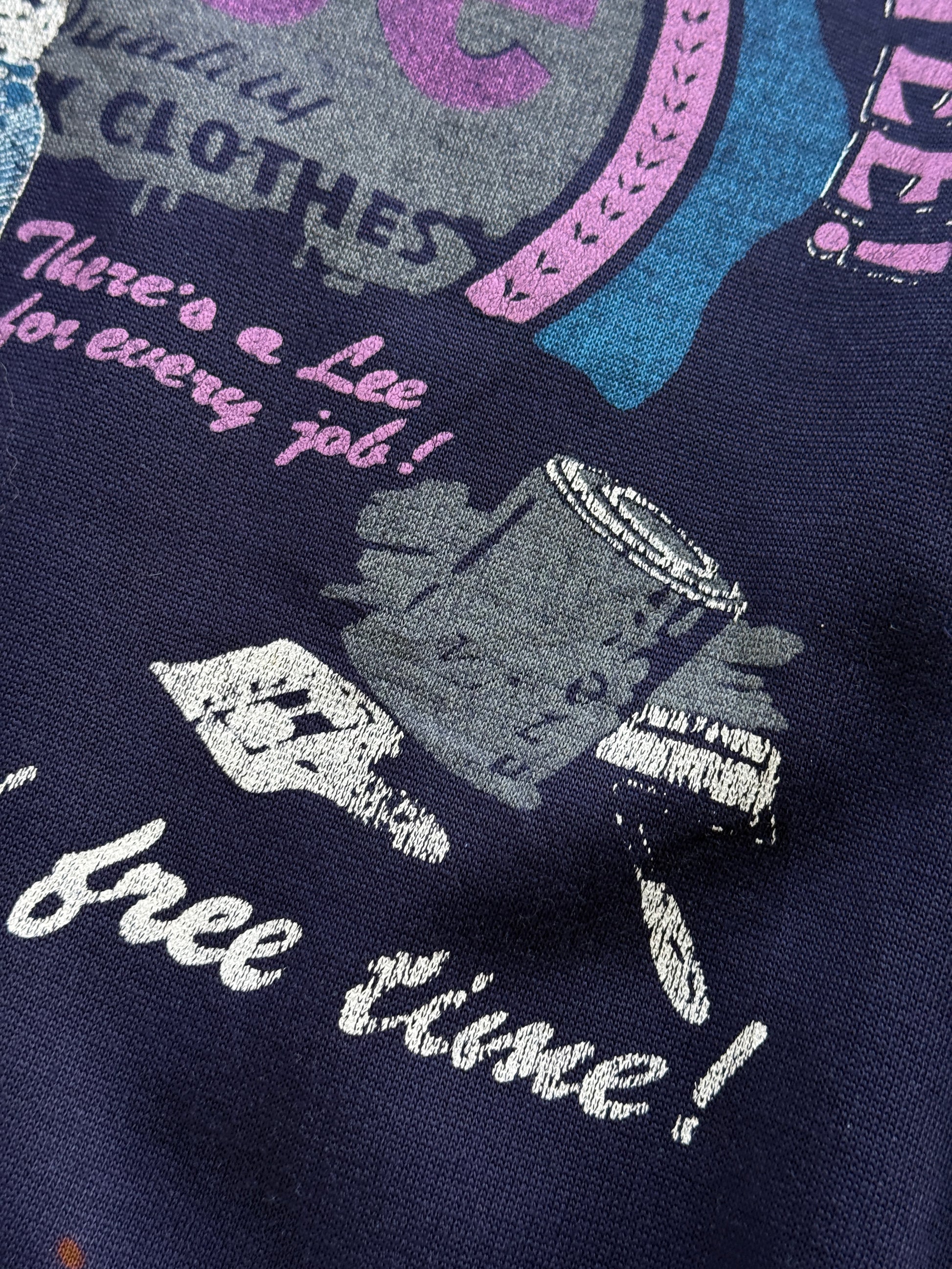 Lee Famous Guarantee Union Made 90's Vintage Sweatshirt - XL