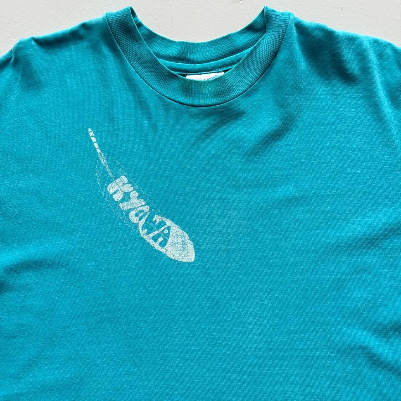 Blue Surfer 90s Vintage Graphic Surf T-Shirt - Medium