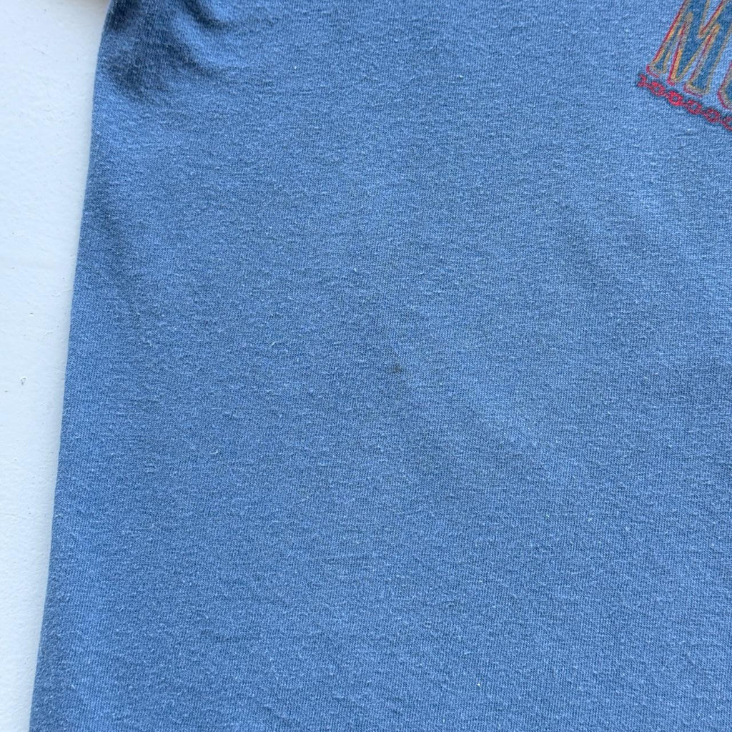 Pale Blue Harley Davidson 90s Vintage Graphic T-shirt - XL