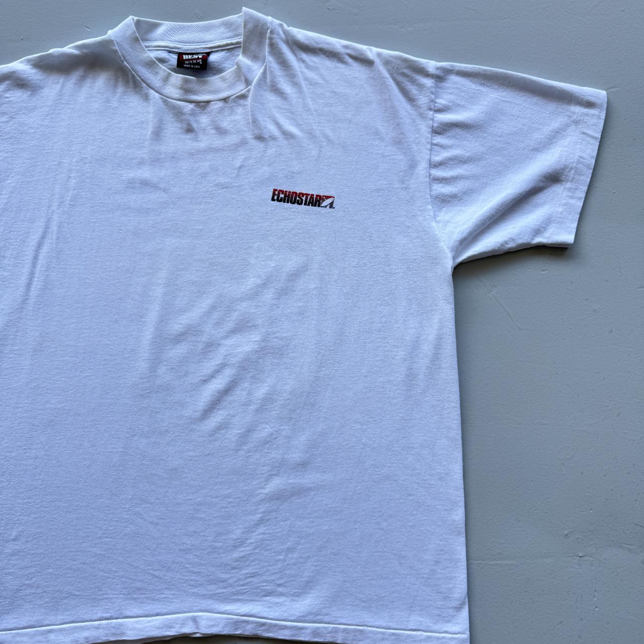 White Echo Star Vintage 90s T-shirt - Boxy XL