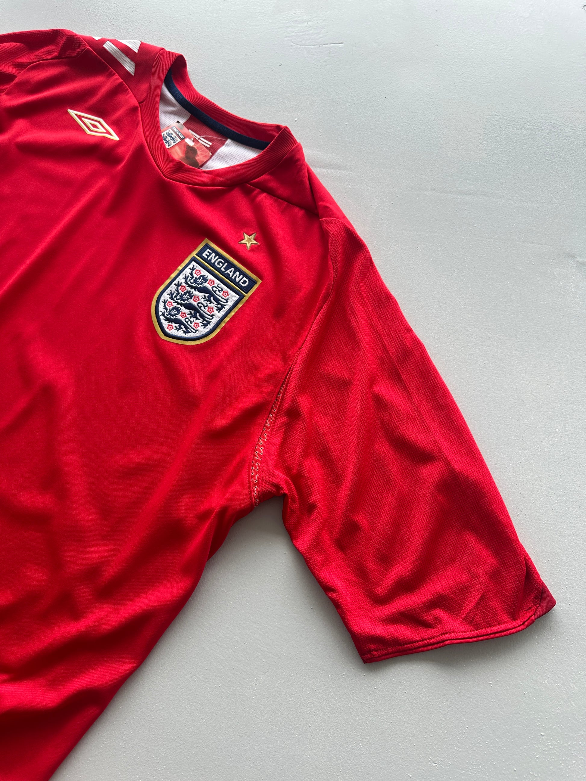 Umbro England Away 2006 Vintage Football Shirt Dead Stock - XL