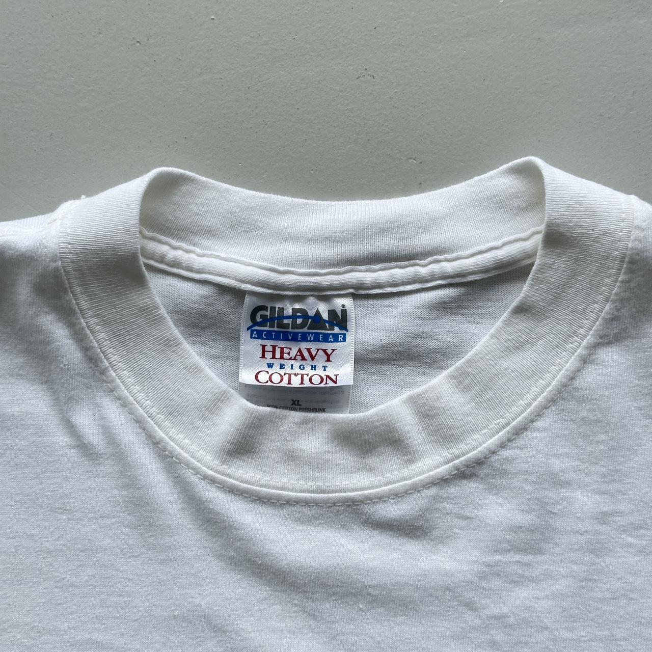 White Bottom's Up Pin Up Casino 00's Vintage T-shirt - XL