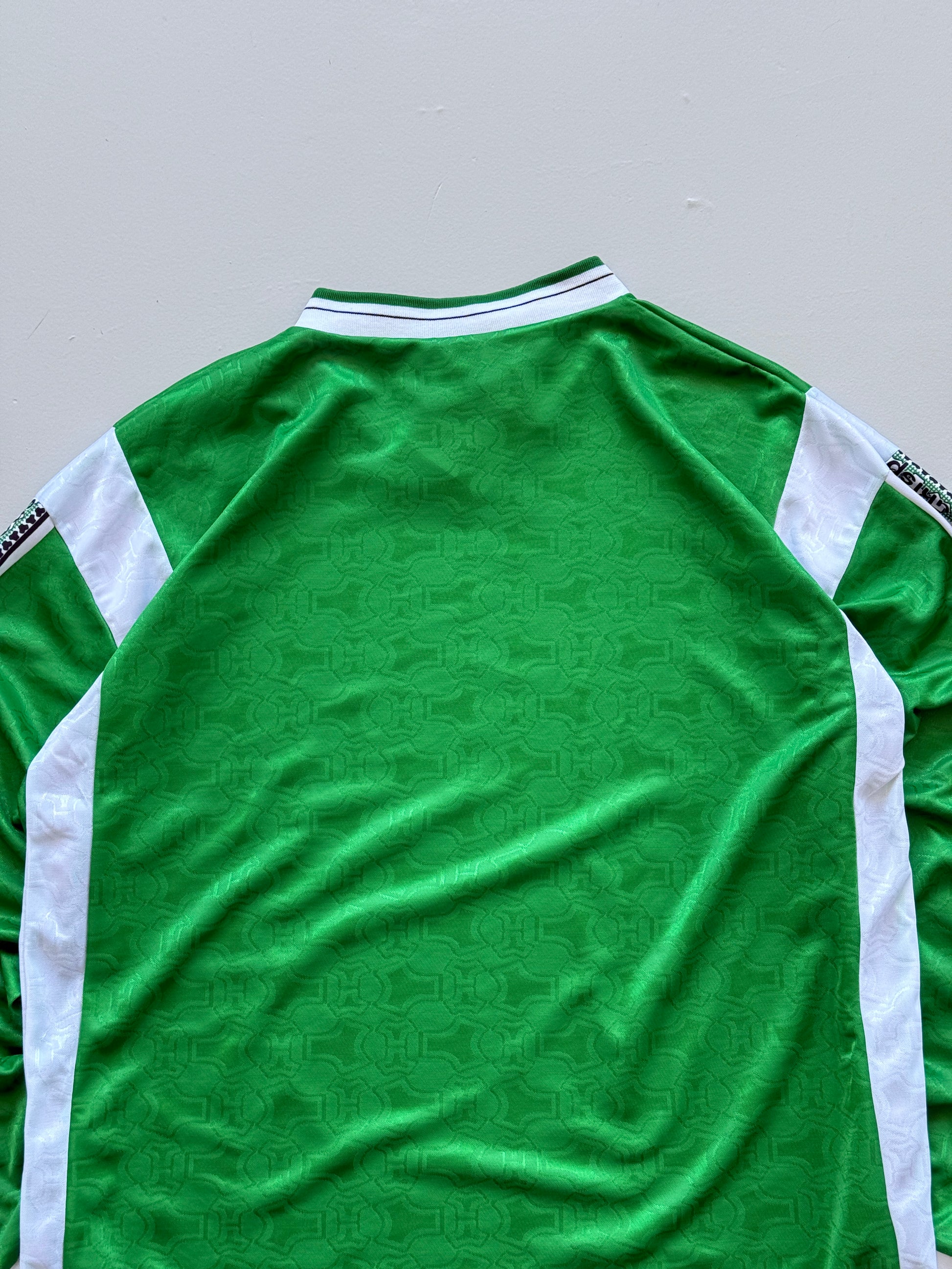 Uhlsport Green Long Sleeve 90's Vintage Goalkeeper Football Shirt - XL