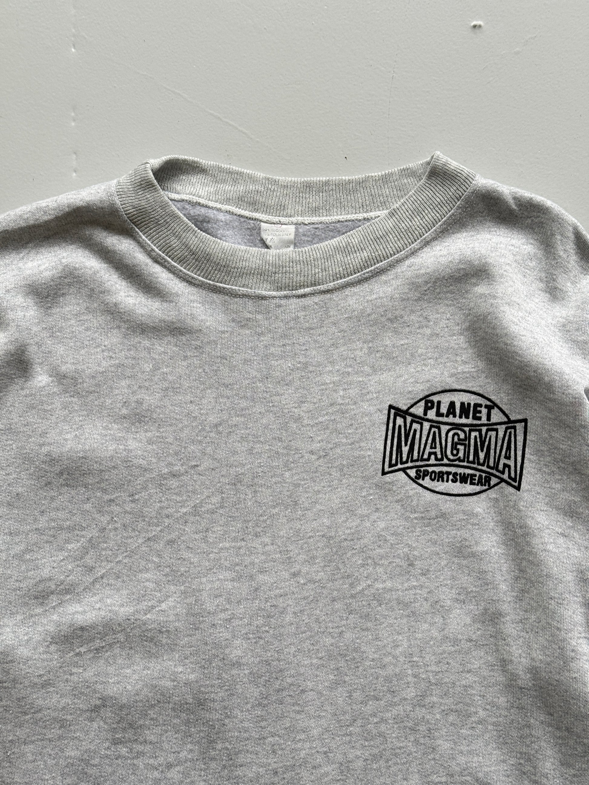 Grey Planet Magma 90's Vintage Graphic Sweatshirt Jumper - Small