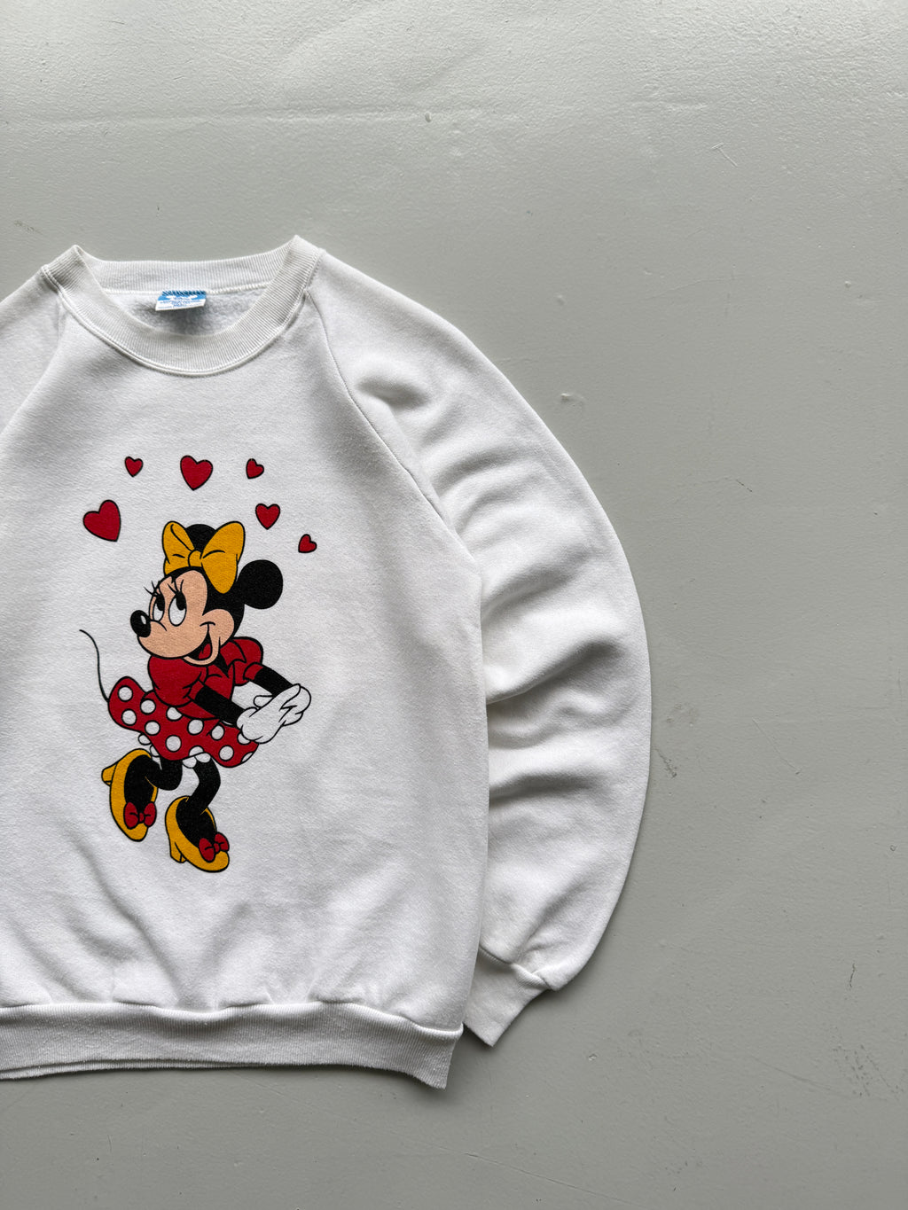 Disney Minnie Mouse Character Fashions 80's Vintage Sweatshirt - Small 6/8