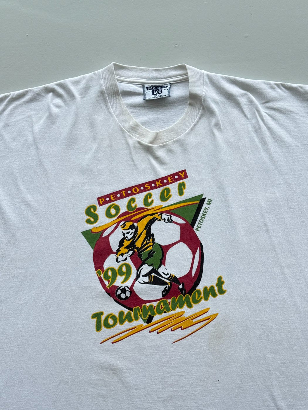 Lee Petoskey '99 Soccer Tournament Vintage Graphic T-Shirt - XXXL