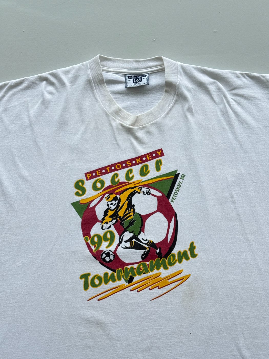 Lee Petoskey '99 Soccer Tournament Vintage Graphic T-Shirt - XXXL