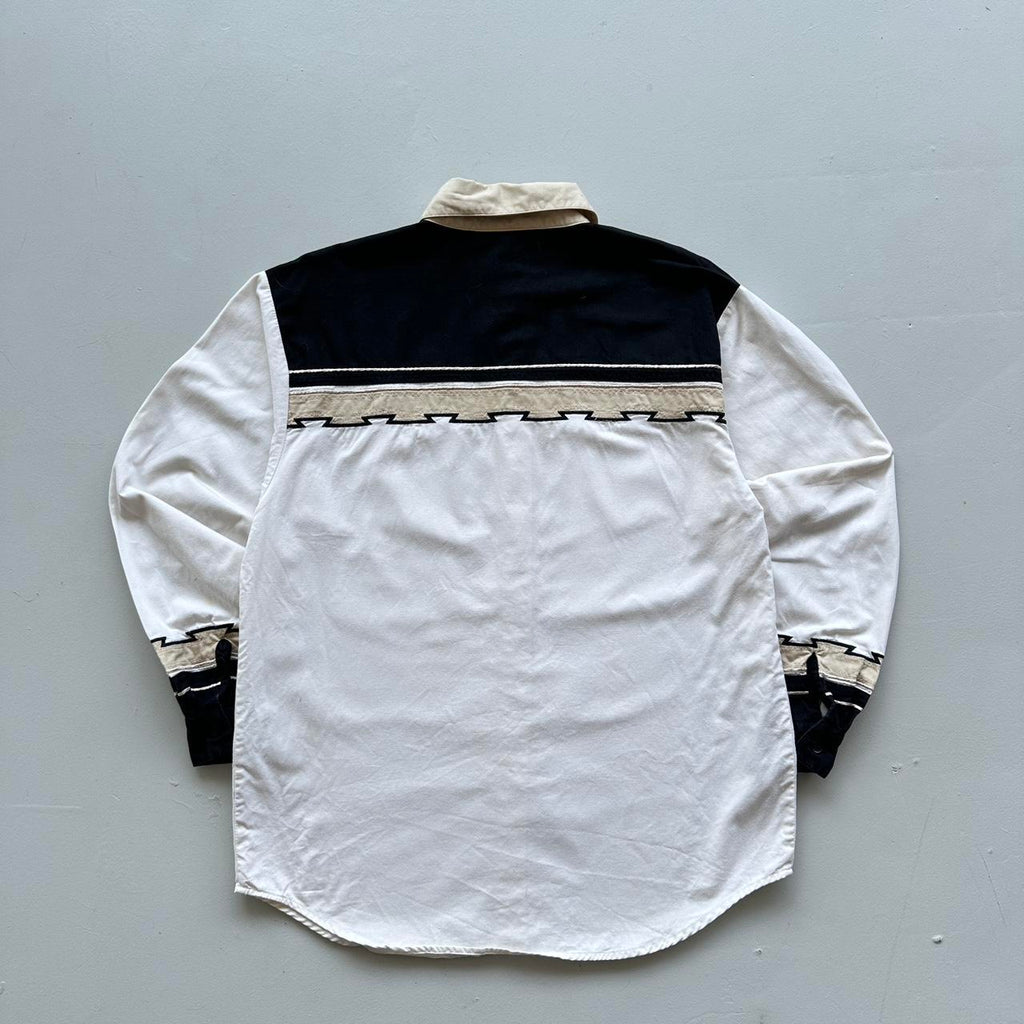 Womens Western Cowboy 90s Vintage Shirt - Medium