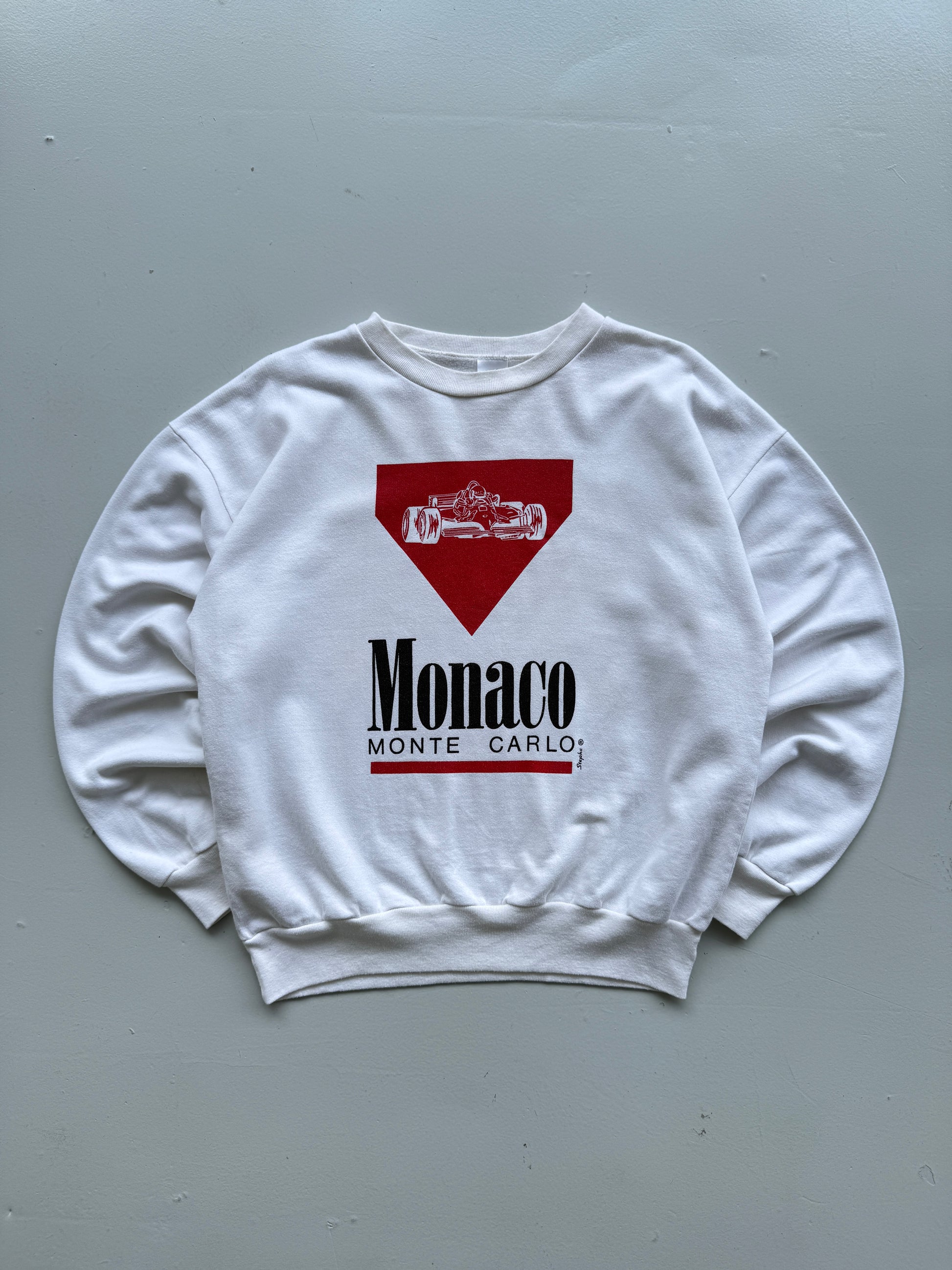 Monaco Monte Carlo F1 Racing 90's Vintage Sweatshirt - Small