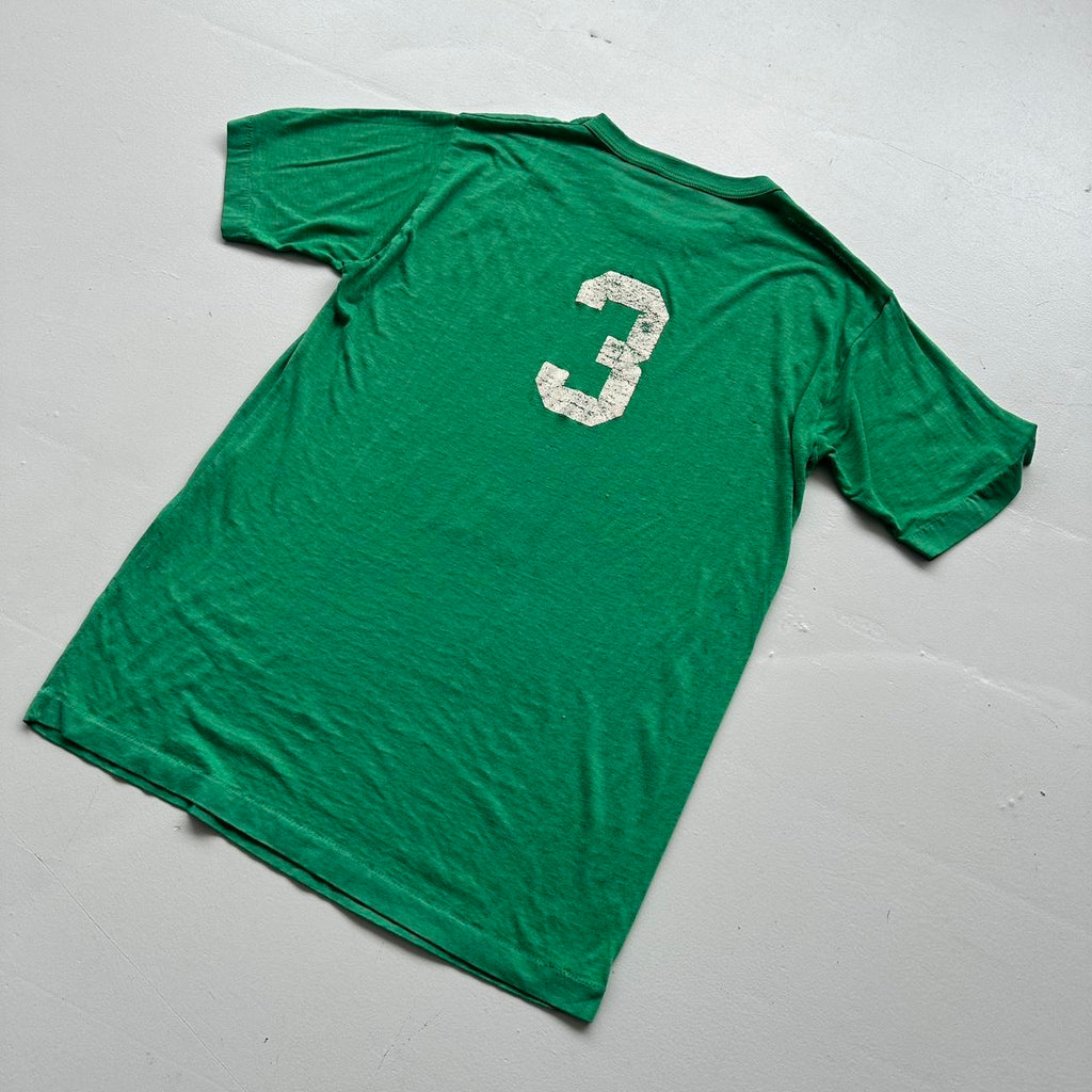 Green Walkerton Basketball 80s Vintage T-shirt - Small