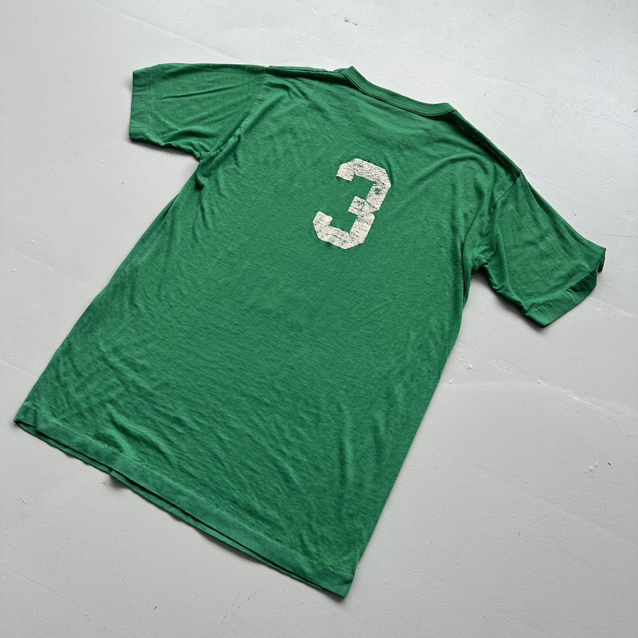 Green Walkerton Basketball 80s Vintage T-shirt - Small