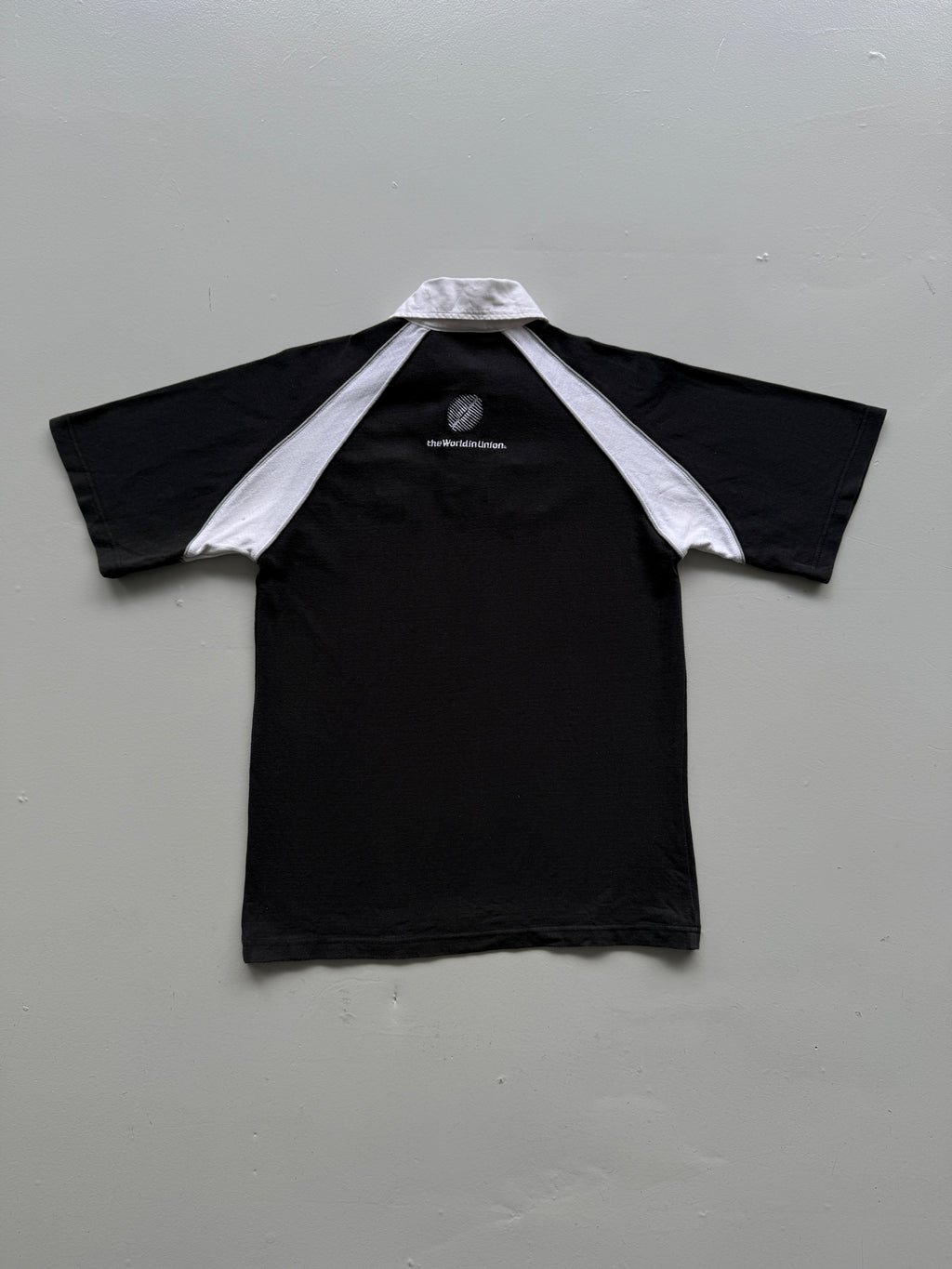 Black Rugby World Cup 2003 Vintage 00's Jersey Polo - Small