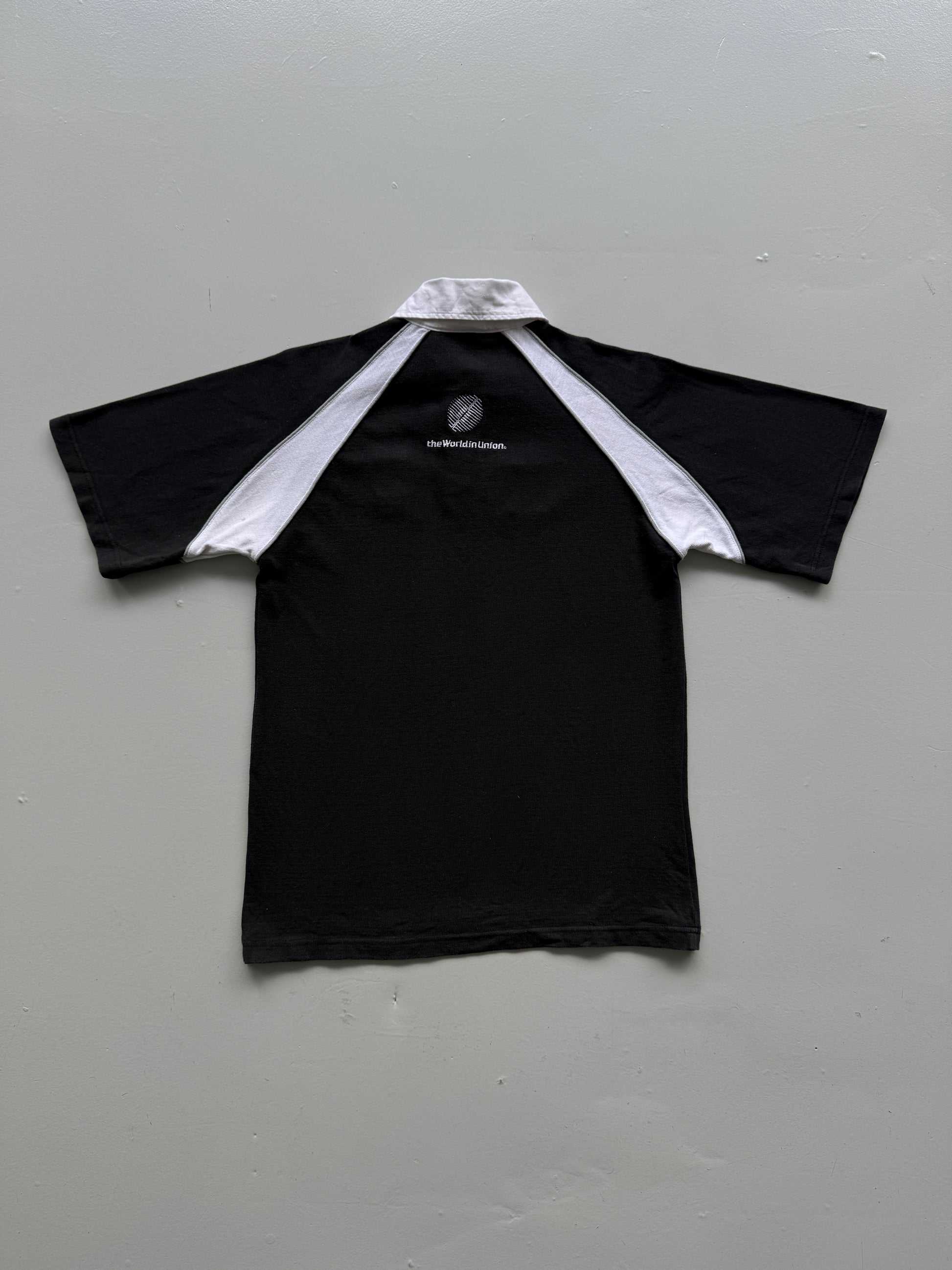 Black Rugby World Cup 2003 Vintage 00's Jersey Polo - Small