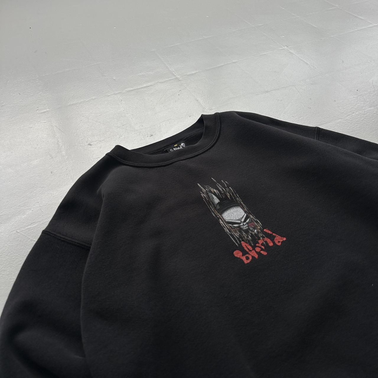 Black Blind Skateboarding Vintage Graphic Sweatshirt - Medium