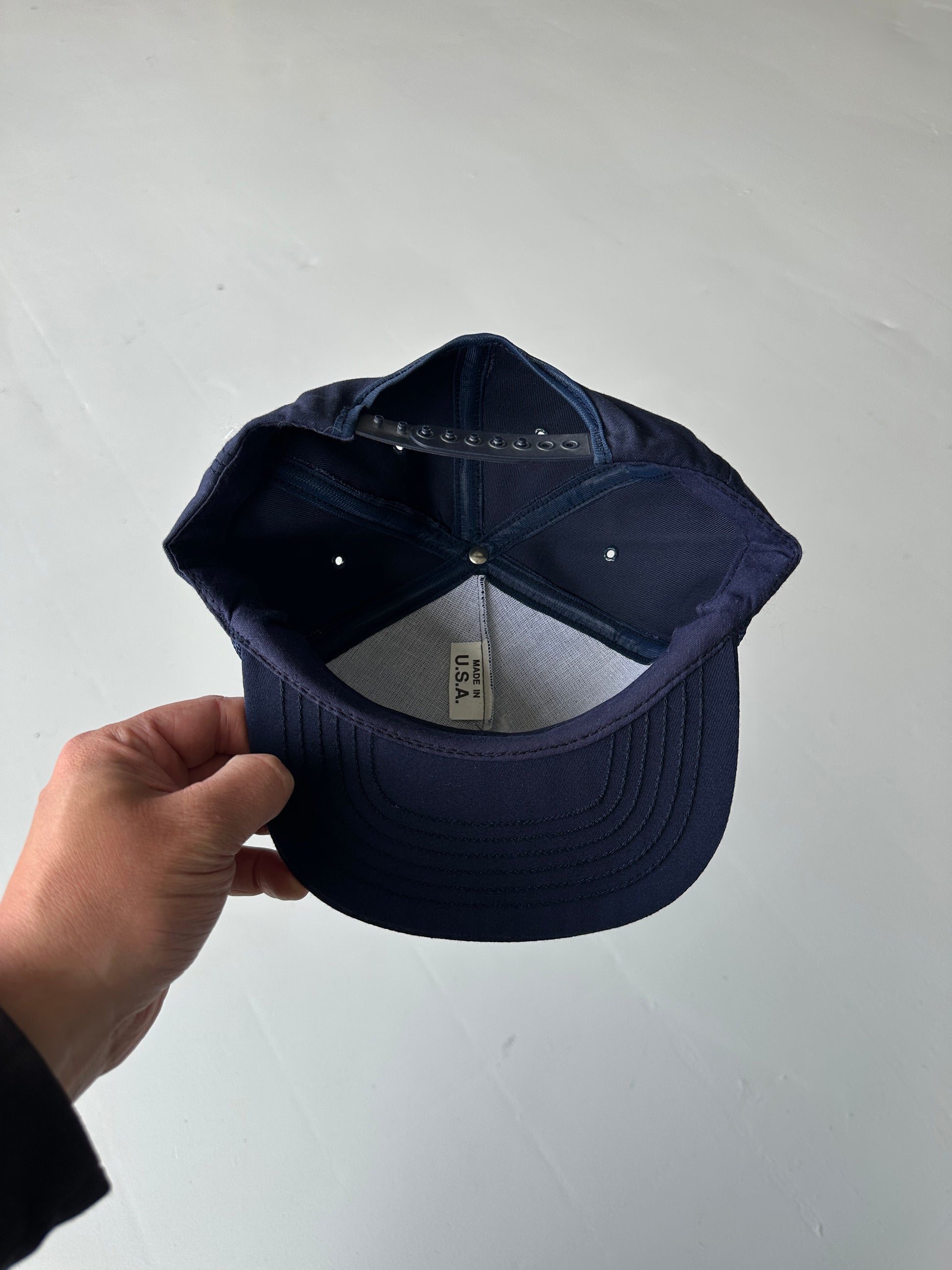 Navy Buckmasters Life Member 90's Vintage SnapBack Cap