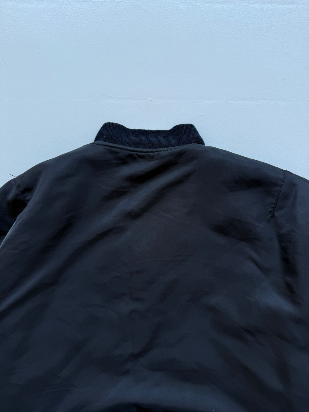Black Reversible 90's Vintage Bomber Jacket - XL