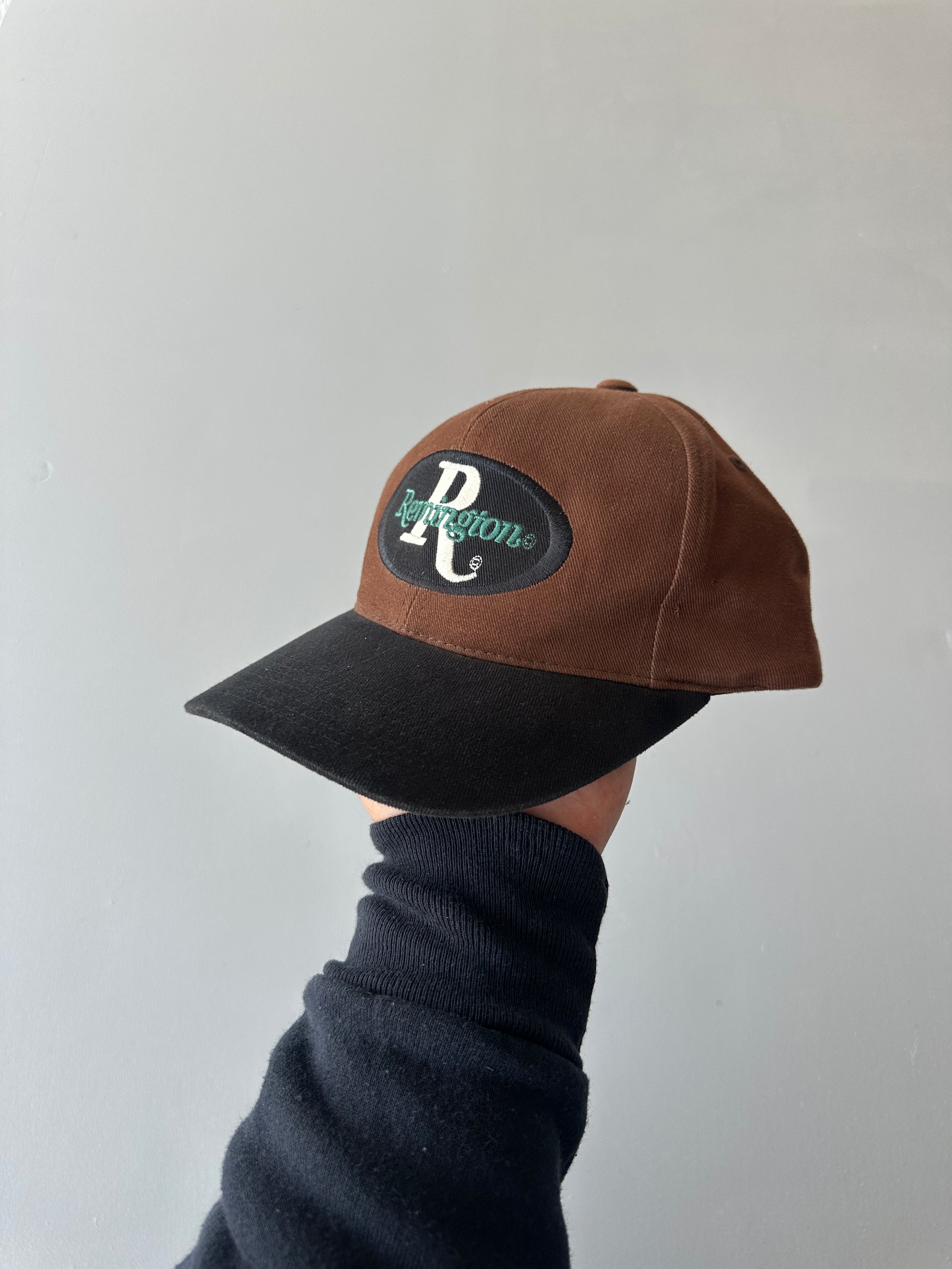 Brown / Black Remington 90's Vintage SnapBack Trucker Cap