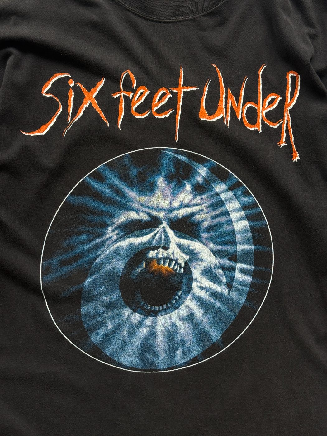 Six Feet Under Haunting Europe Tour 1996 Vintage Long Sleeve Band T-Shirt - Larg