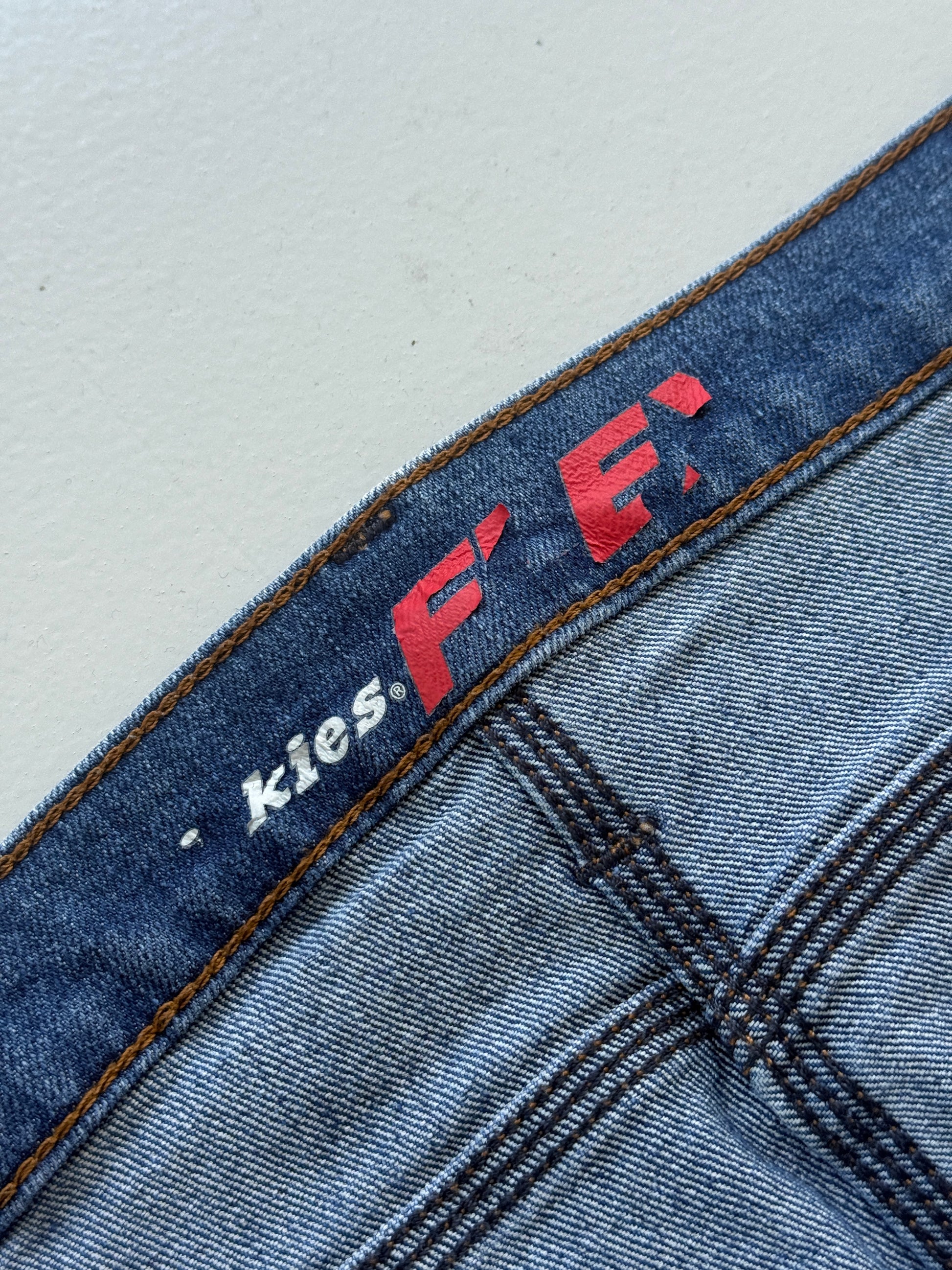 Blue Dickies 00's Vintage Relaxed Fit Carpenter Jeans - W38 x L32
