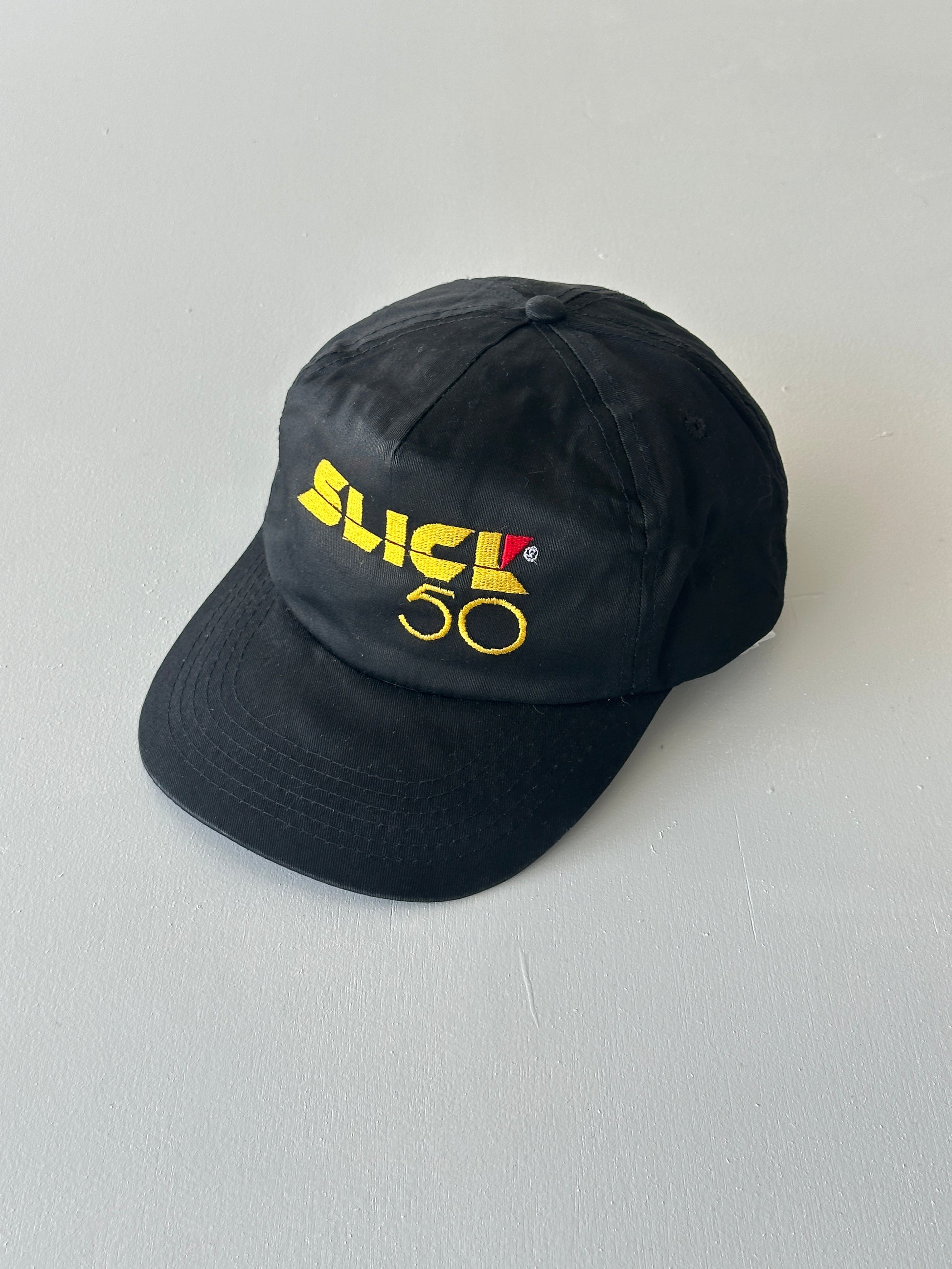 Black Slick 50 90's Vintage SnapBack Trucker Cap