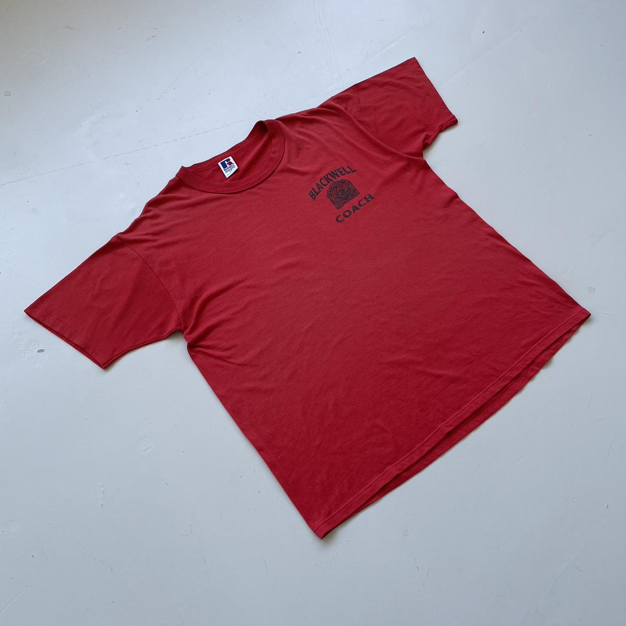 Red Blackwell Coach 80s/90s Americana Vintage T-shirt - XL
