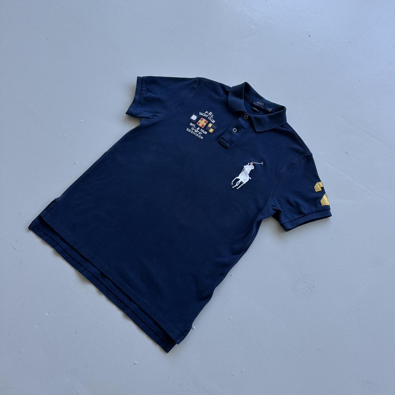 Navy Ralph Lauren Big Pony 00’s Vintage Polo Shirt - Medium