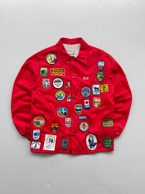 Capricorn Senior Travelers USA Patched Vintage 80s/90s Tour Jacket - Medium