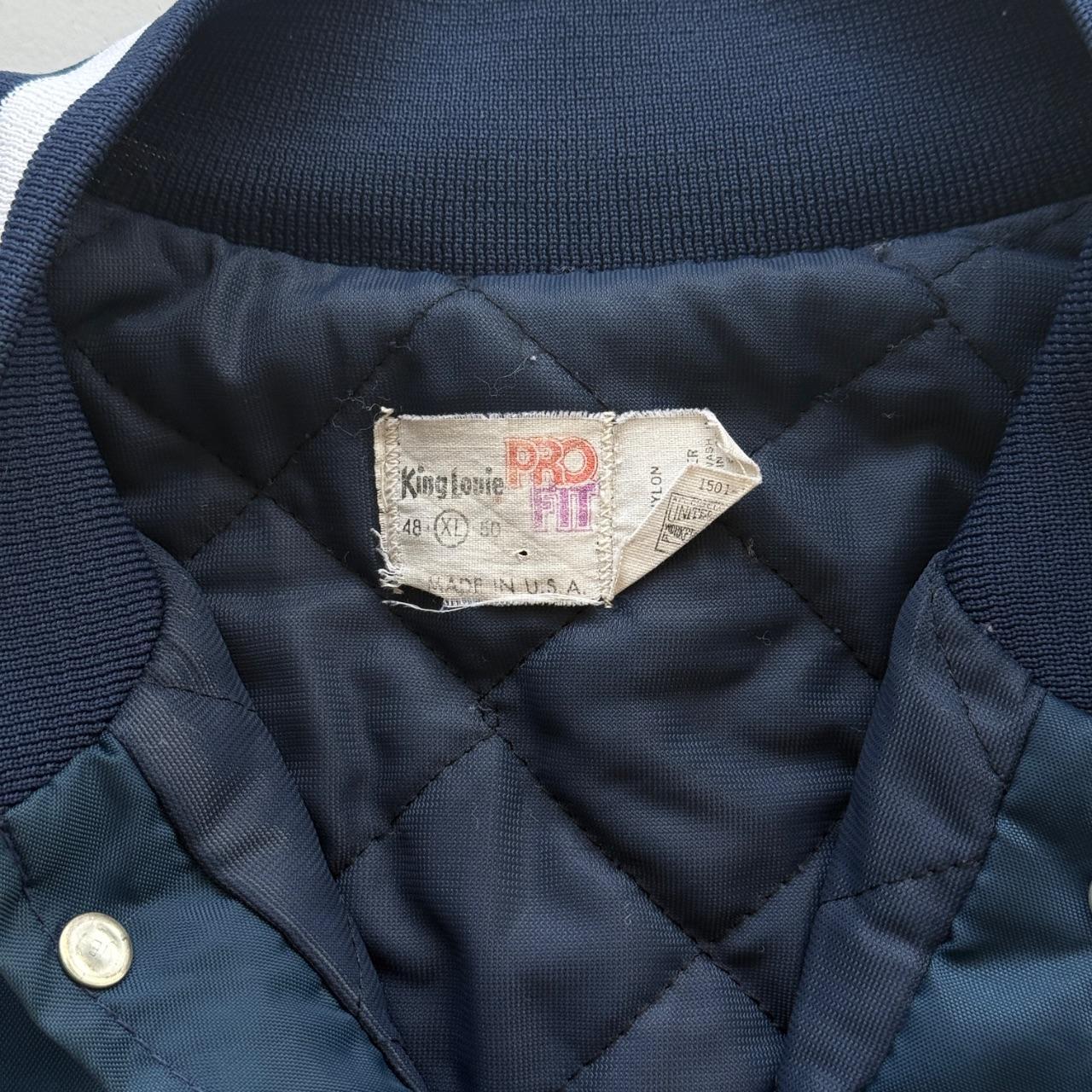 Navy Blue Local 7263 80s Varsity Windbreaker Coach Jacket - XL