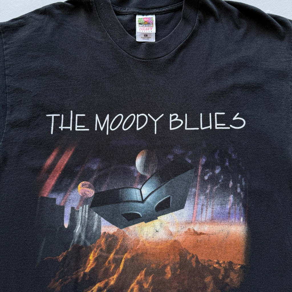 Black Moody Blues Vintage 90's T-shirt - XL