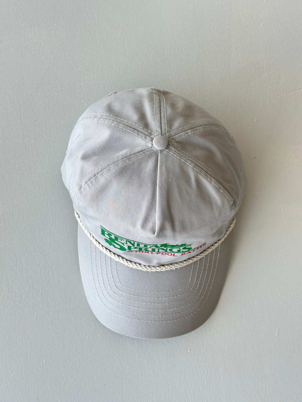 Grey Benita Springs Whirlpool Baths 90's Vintage SnapBack Trucker Cap