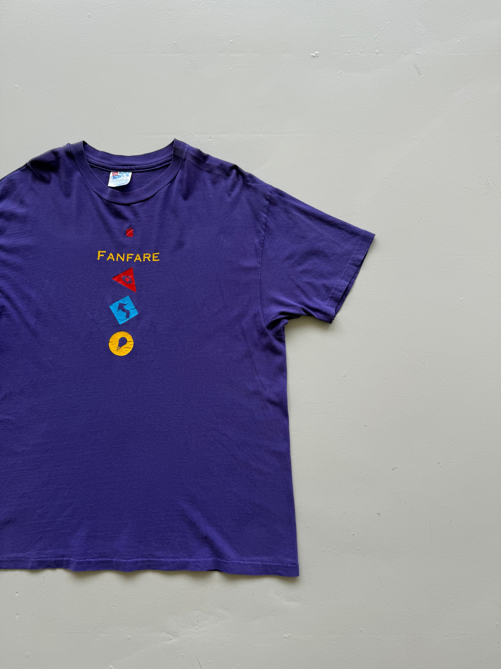 Purple Apple Inc 90's Vintage Graphic Single Stitch T-Shirt - XL