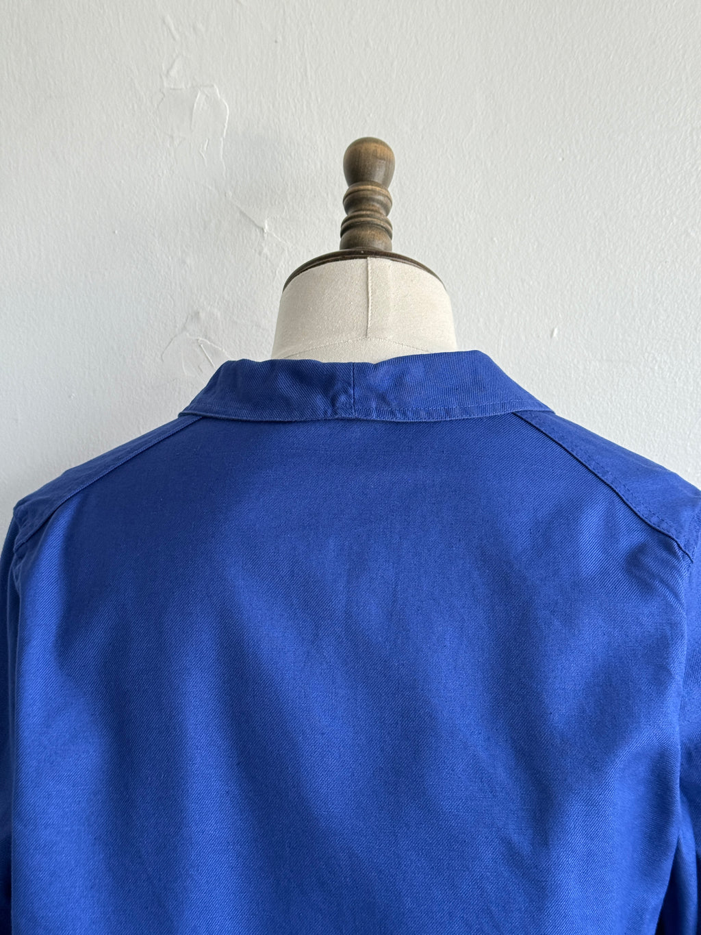 Blue French 1950s/60s Vintage Workwear Chore Jacket CH470 - Medium