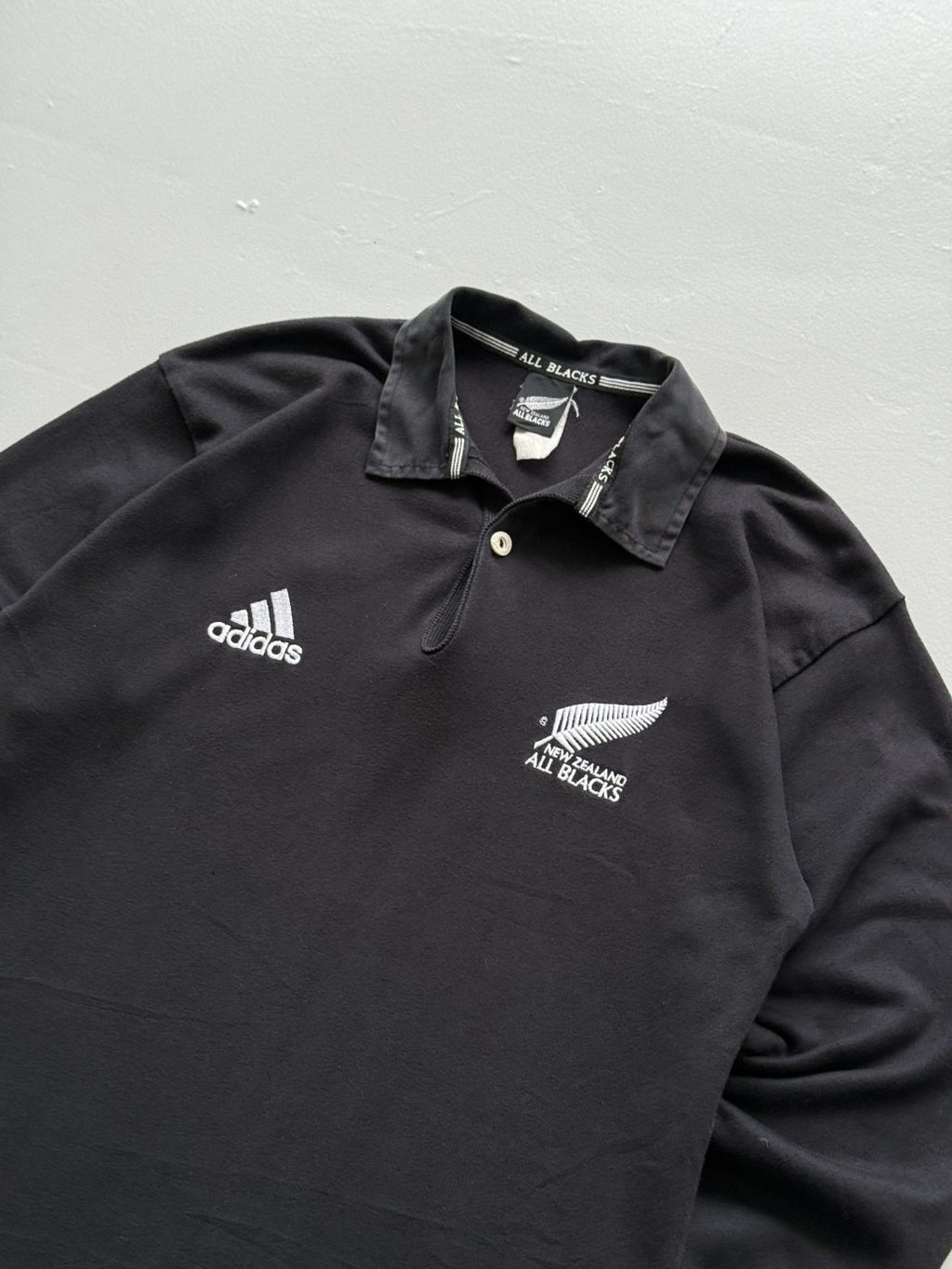 Adidas New Zealand All Blacks 2000's Vintage Rugby Polo - Women's Small