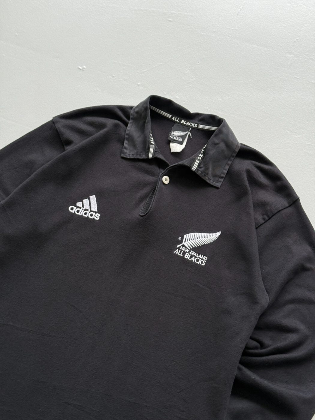 Adidas New Zealand All Blacks 2000's Vintage Rugby Polo - Women's Small