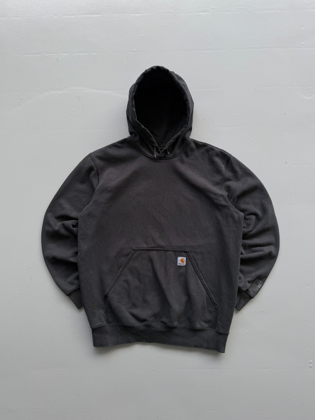 Carhartt Original Fit Faded Black Vintage Hoodie - XL