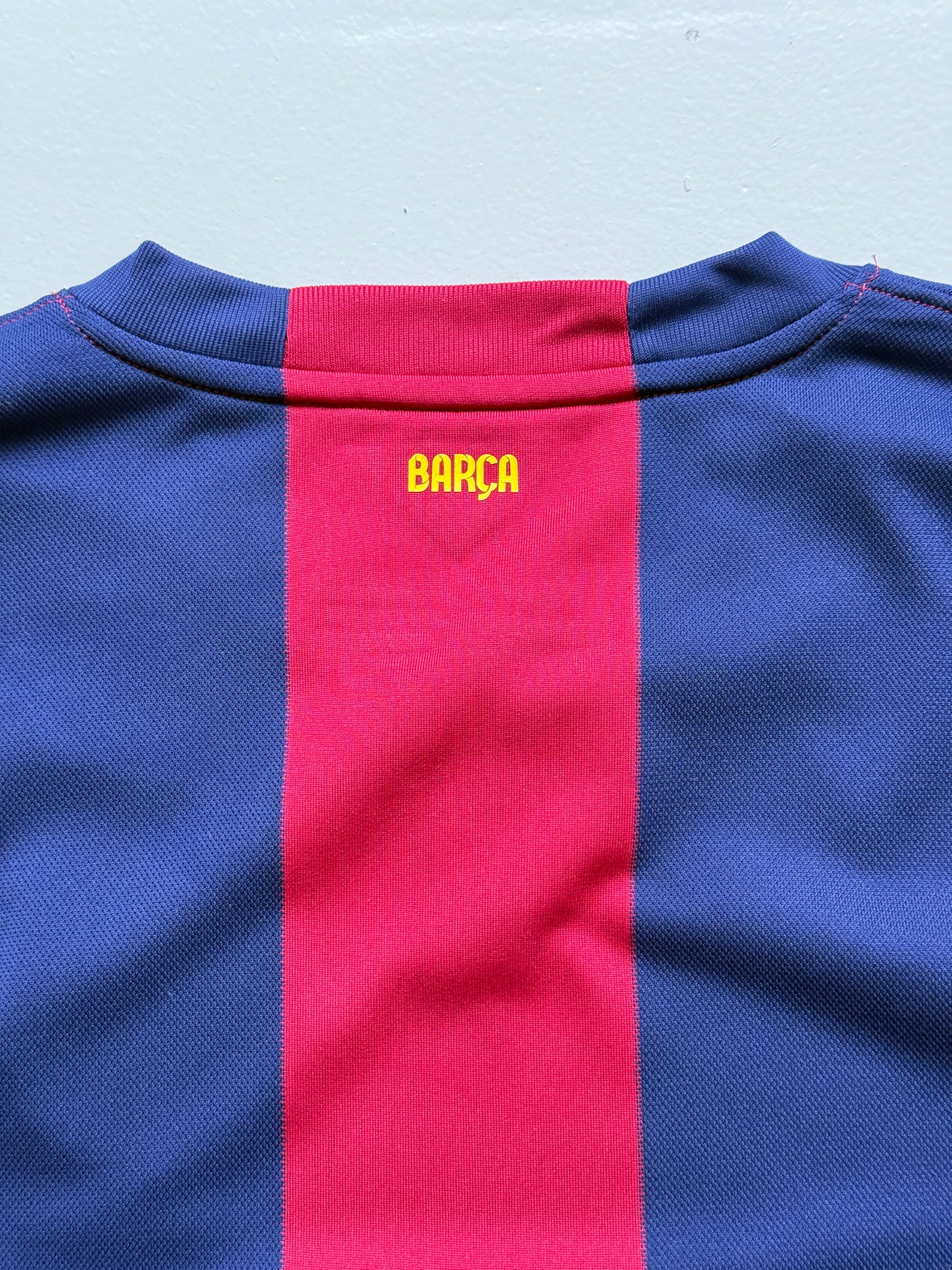 Nike FC Barcelona Qatar Airways 2014 Home Football Shirt - 2XL