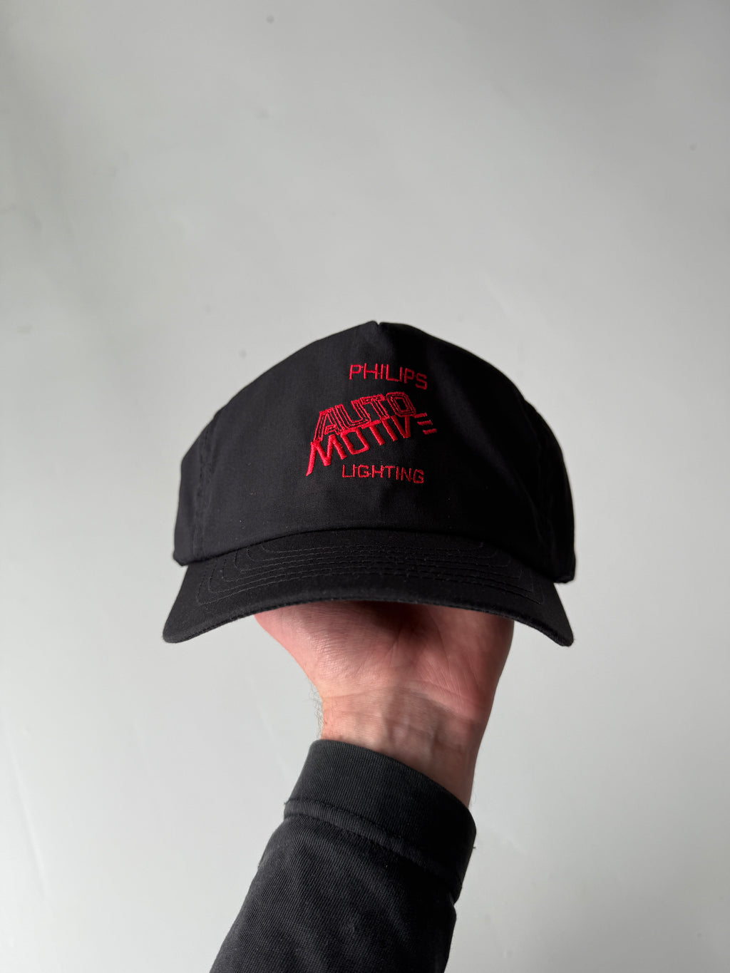 Black Philips Lighting Vintage Nylon SnapBack Trucker Cap