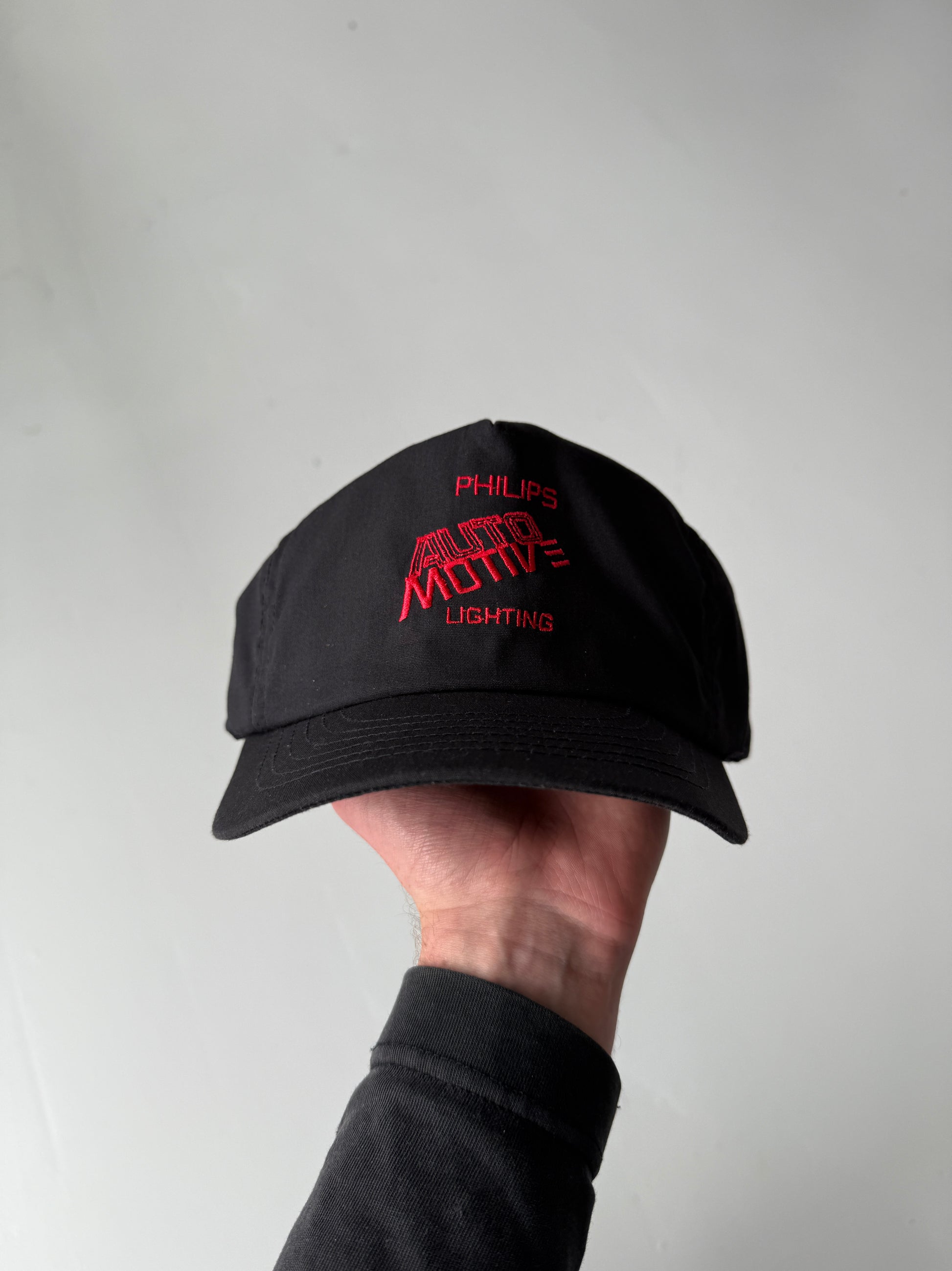 Black Philips Lighting Vintage Nylon SnapBack Trucker Cap