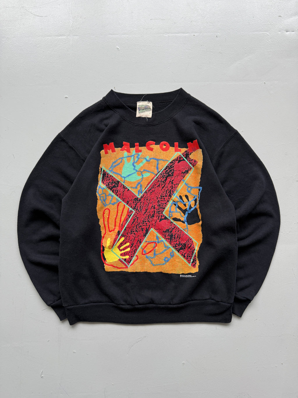 Rare Malcolm X 1992 Black Vintage Sweatshirt - Medium