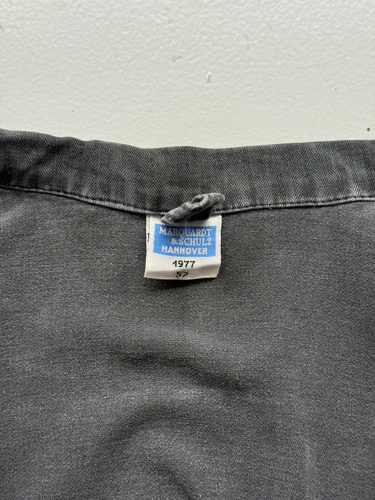 Grey Herringbone 70's Vintage Marquardt & Schulz Chore Jacket CH553 - Medium