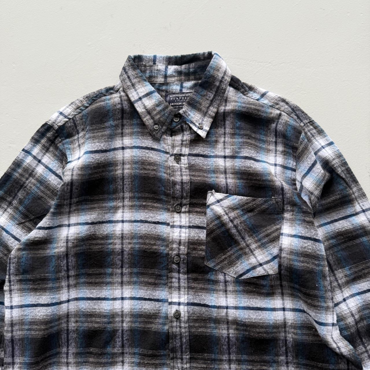 Blue Jackson Hole 00’s Vintage Flannel Long Sleeve Shirt - Medium