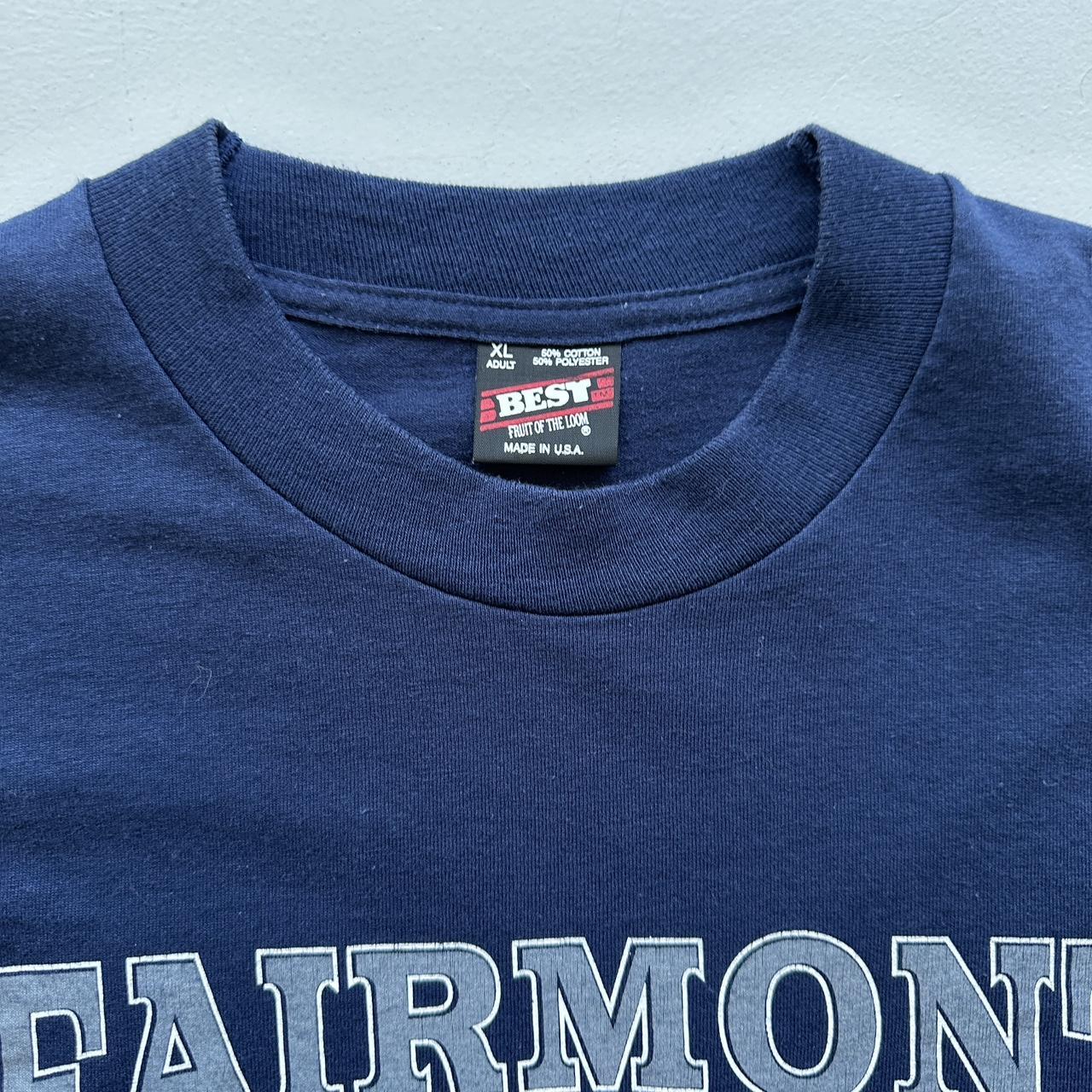 Fairmont Basketball Navy 90s Vintage T-shirt - XL