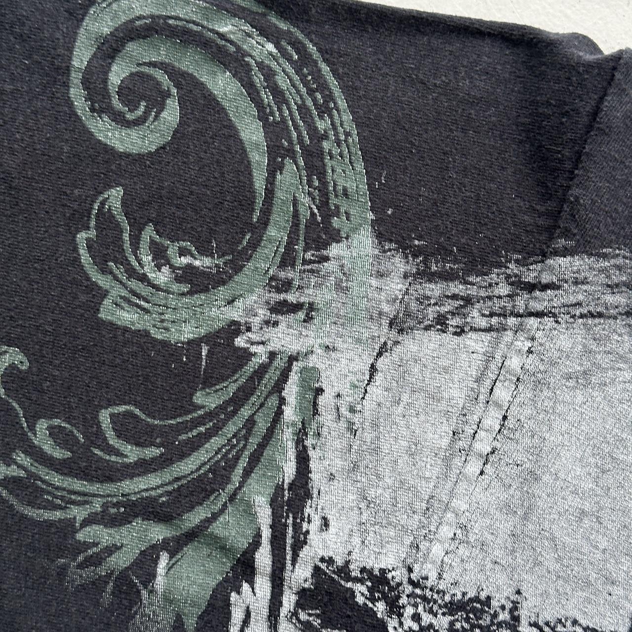 Black Nascar Y2K Tribal Vintage T-shirt - 2XL