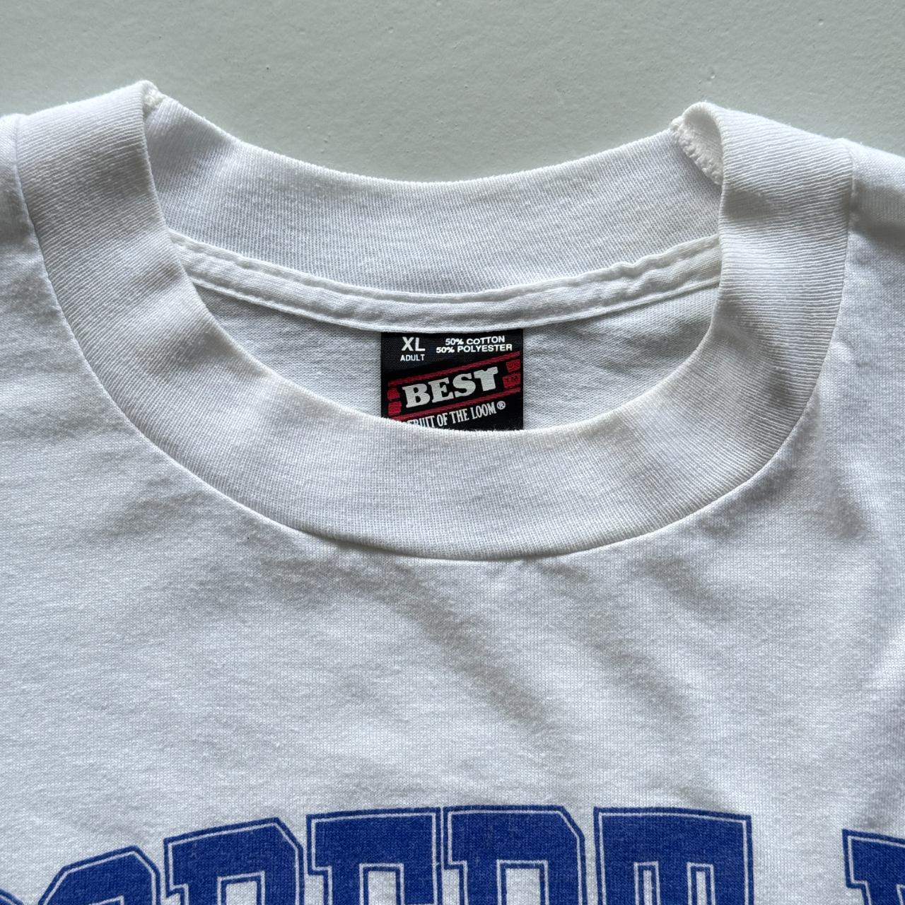 White Robert W College Vintage 80s T-shirt - XL